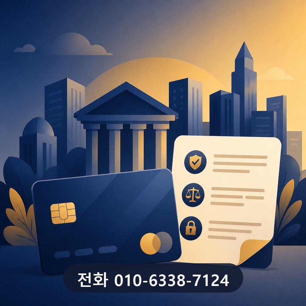 카드깡 되는 곳 카드사 약관 확인 이미지 · 문의 010-6338-7124