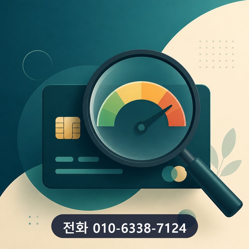 카드깡 되는 곳 한도 확인 이미지 · 문의 010-6338-7124